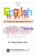 English for Food Beverage Service 2