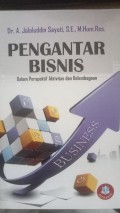Pengantar Bisnis Dalam Perspektif Aktivitas dan Kelembagaan